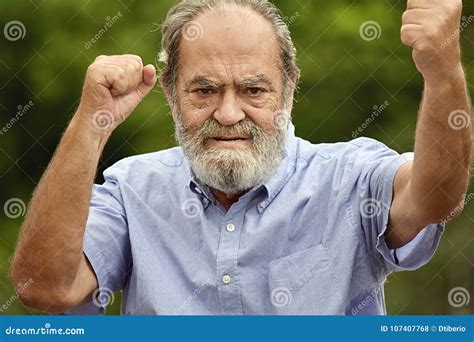 Angry Minority Grandpa Stock Photo Image Of Grampa 107407768