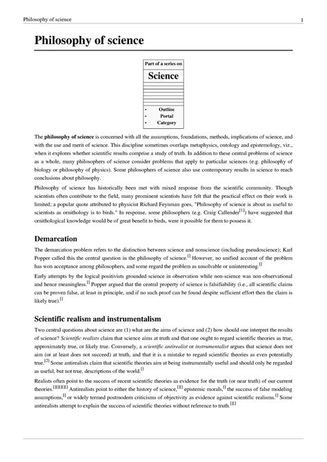 Philosophy Of Science Lecture Material Philosophy Of Science Part