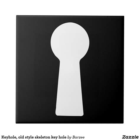 Keyhole Old Style Skeleton Key Hole Tile Decorative Ceramic Tile