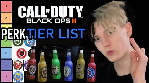 Black Ops 3 Zombies Perk Tier List Every Perk Ranked Jay Rick Official Tier List Youtube