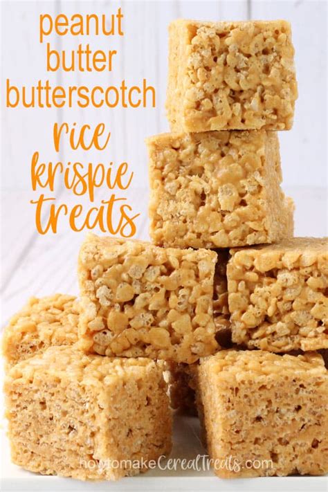 Peanut Butter Butterscotch Rice Krispie Treats L