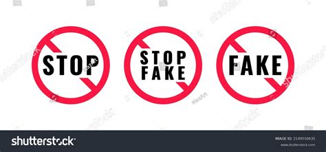 Fake News Stamp Design Stop Fake Stock Vector Royalty Free 2149550635