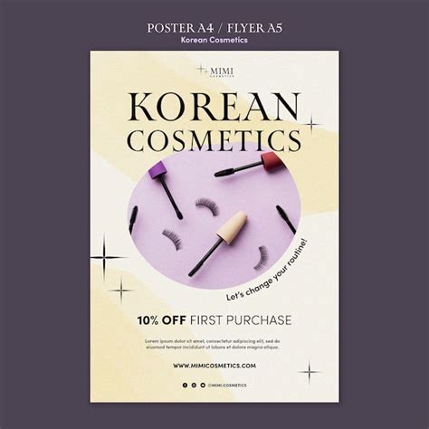 Free Psd Korean Cosmetics Facebook Template