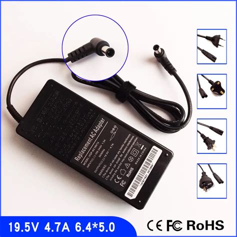 V A Laptop Ac Adapter Power Supply Cord For Sony Vaio Vgp