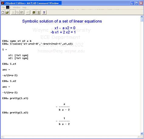 How To Solve Two Quadratic Equations In Matlab Tessshebaylo