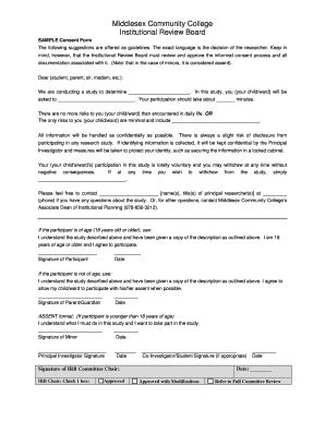 Fillable Online Middlesex Mass ELEMENTS OF INFORMED CONSENT Middlesex