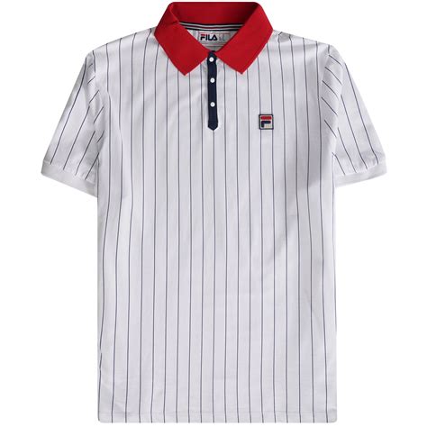 Fila Vintage Bb1 Classic Vintage Striped Polo Lm1839at