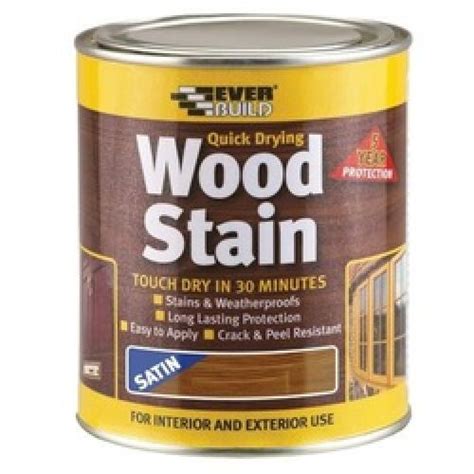 WOODSTAIN SATIN DARK OAK 750 ML QUICK DRY EVERBUILD Twiggs