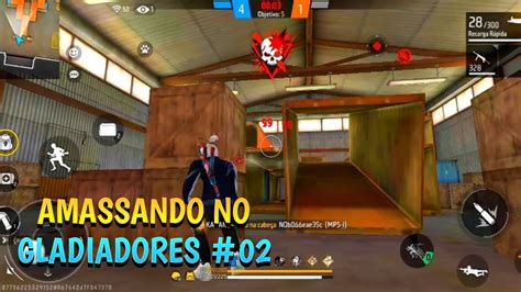 Amassando No Gladiadores Free Fire Youtube