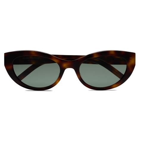 Yves Saint Laurent - SL M115 Sunglasses - Medium Havana Light Gold - Sunglasses - Saint Laurent ...