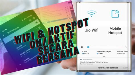 Cara Mengaktifkan Wifi Dan Hotspot Bersamaan Xiaomi Cara Menggunakan