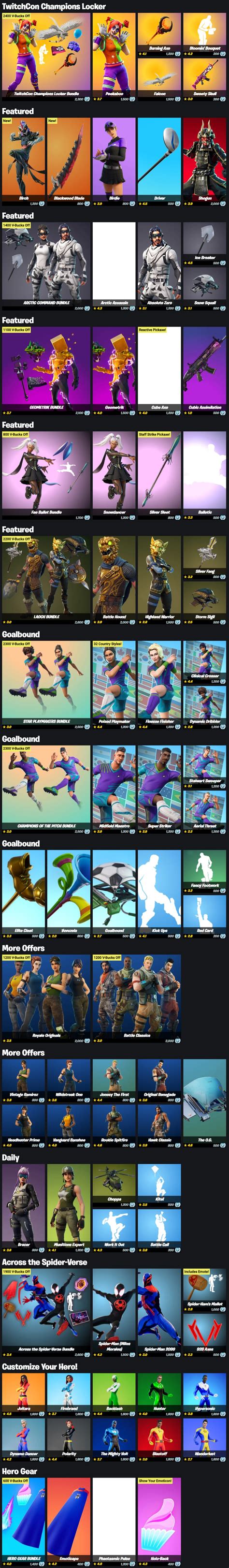 La Boutique Fortnite Du Lundi Septembre