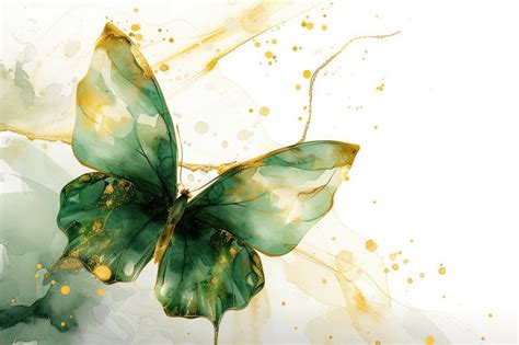 Butterfly watercolor background painting plant | Premium Photo Illustration - rawpixel