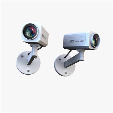 3dsmax retail security cameras