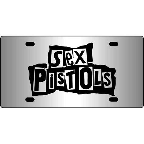 Sex Pistols Band Mirror License Plate