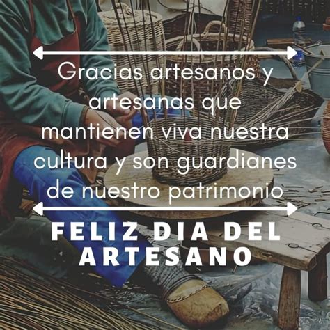 Imágenes FELIZ DÍA del ARTESANO con frases DESCARGAR IMAGENES 2025