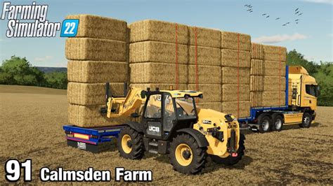 Mega Straw Haulage Farming Simulator 22 Fs22 Calmsden Farm Ep 91