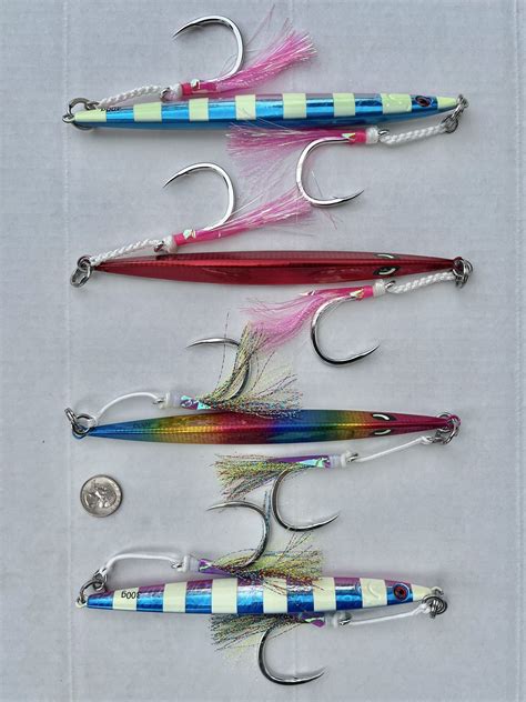 Bluefin Tuna Banana Jigs 200 500g Knife Jigs Bkk Hooks Leaders For Sale In Yorba Linda