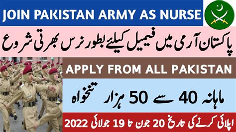 Join Pakistan Army As An Afns 2022 Armed Forces Nursing Service 2022