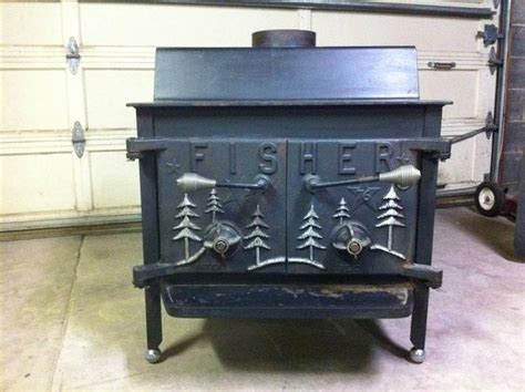 Vintage Bicentennial Grandpa Bear Fisher Wood Stove Wood Stove Wood