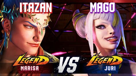 Sf Itazan Marisa Vs Mago Juri High Level Gameplay Youtube