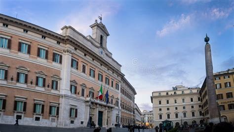 El Parlamento Italiano En Roma Imagen Editorial Imagen De Europa