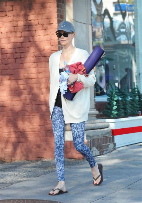 CHARLIZE THERON Leaves a Yoga Class in Los Angeles – HawtCelebs