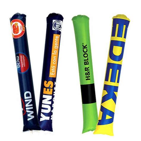 Inflatable Cheering Stick Balloon Noise Maker China Thunder Stick And