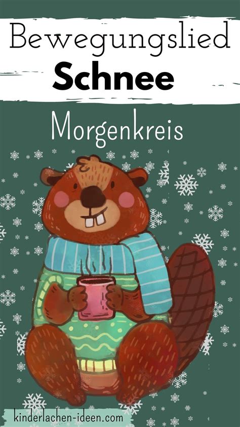 Ein Lied zum Thema Schnee für den Morgenkreis im Kindergarten und der