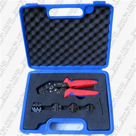 Terminal Combination Crimping Tool Kit Crimp Tool Set in a plastic box ...