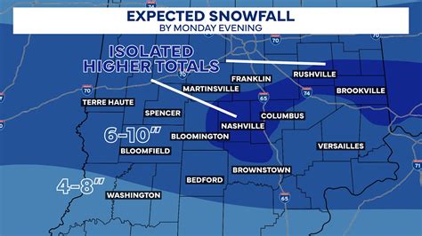 Heavy snow, possible sleet forecasted for Bloomington - Indiana ...