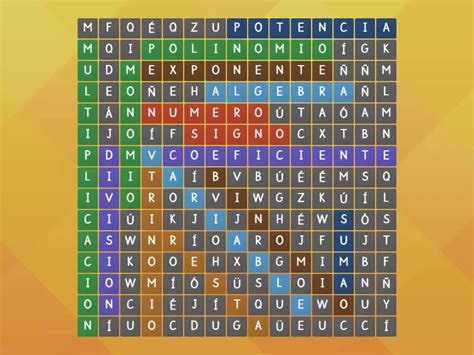 Sopa De Letra Wordsearch