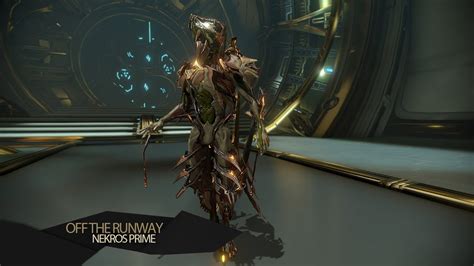 Warframe Off The Runway Nekros Prime Fashionframe Youtube