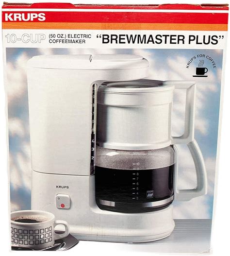 Krups Brewmaster 10 Cups Coffee Maker Type 150 White Start Etsy