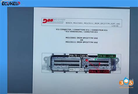 ECU Bench Tool Read VAG Bosch MG1CS001 Success OBDII365 Official Blog