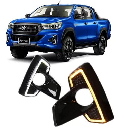 Biseles Faro De Niebla Drl Toyota Hilux Revo En Venta En