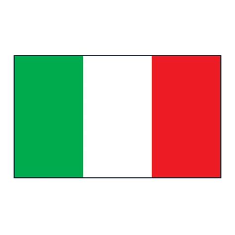 Waving Italian Flag Tattoo