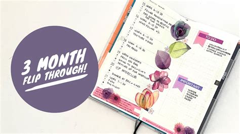 3rd Quarter Flip Through Hobonichi Weeks YouTube