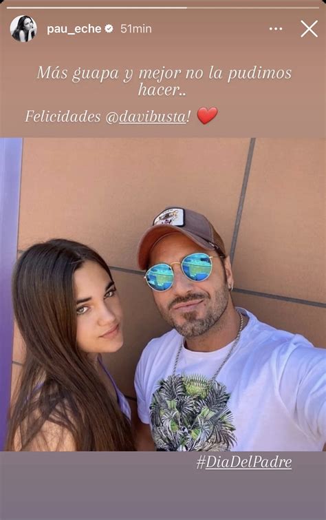 Paula Echevarría felicita a David Bustamante por el Día del Padre con