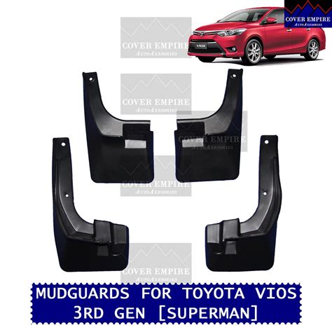 Toyota Vios Rd Gen Mudguards Mud Guards