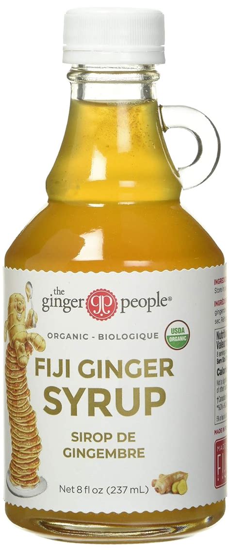 Amazon Ginger People Syrup Fijian Organic 8 Oz Grocery