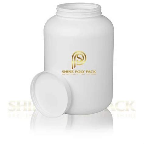 White Round 300 Gm HDPE Protein Jar At Rs 9 Piece In New Delhi ID