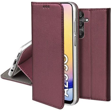 Etui Do Samsung Galaxy A G Sk Rzane Magnetyczne Z Klapk Szk O