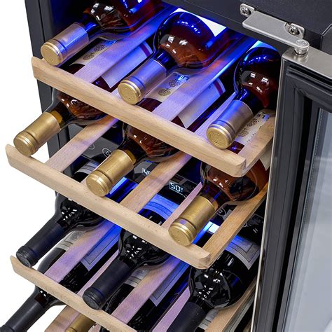 Enfriador De Vinos Refrigerador Cava Newair Botellas Doble Zona Awr