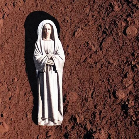 Virgin Mary Shadow In Mars Soil Stable Diffusion Openart