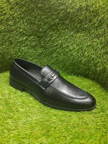 Male Slip On Mens Black Formal Shoes At Rs Pair In Agra Id