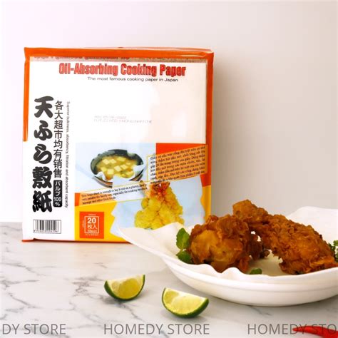 Giấy thấm dầu thực phẩm KOKUSAI Nhật Bản thấm dầu ăn nhiều mỡ từ các ...
