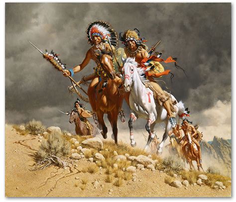 Cheyenne War Party By Frank Mccarthy