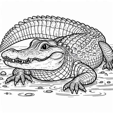 Alligator Coloring Pages