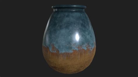 vase glazed texture  model  caio filizola  mrcaioavatar